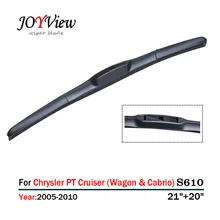 S610 2"+ 20" лезвие стеклоочистителя автомобиля, пригодный для Chrysler PT Cruiser(Wagon& Cabrio)(05-10), 2 шт. в партии, высокое качество переднего стеклоочистителя