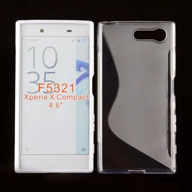 200pc S Line Форма ТПУ Силиконовые чехлы для смартфонов Sony Xperia C6/Xperia XZ/Xperia X compact/Xperia XA