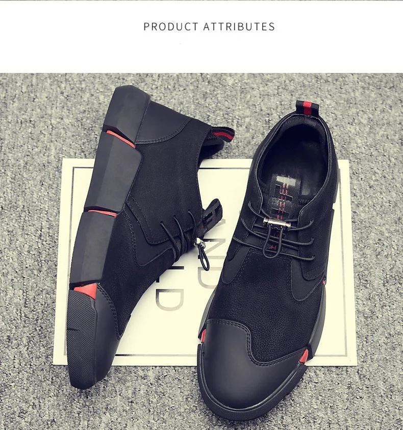 Новинка; брендовая Высококачественная Черная мужская кожаная повседневная обувь; Модные дышащие кроссовки; модная обувь на плоской подошве; LG-11 обувь для вождения