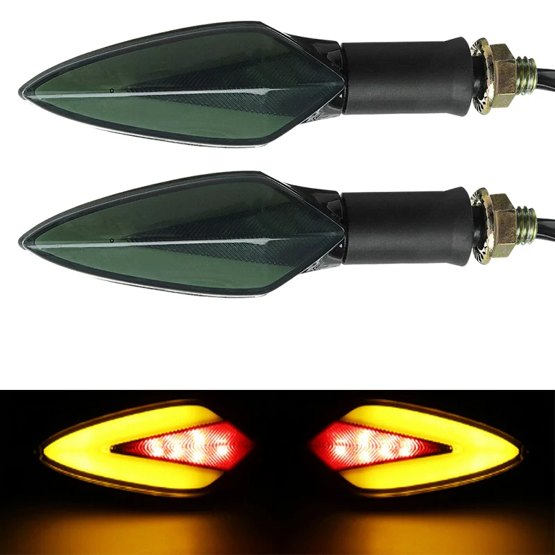 2/4 шт. мотоциклетные Светодиодные Сигнальные огни для Yamaha Fz16 KAWASAKI Z1000SX Honda Cb650f Cb500x |