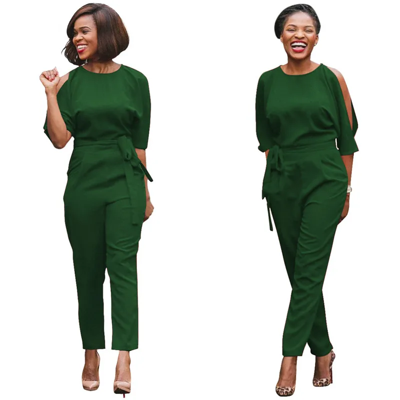 Elegant Jumpsuit Long Pants Women Rompers 2017 Spring Autumn Sexy (9)