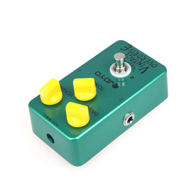 JOYO JF- 01 Electric Guitar Effect Pedal True Bypass Design Vintage Overdrive Aluminum Alloy Guitar Pedal Guitar Accessories