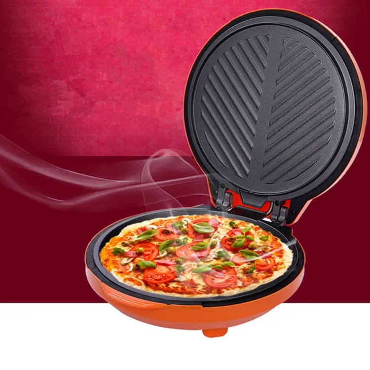 

Household automatic multifunction baking pan electric pancake machine sided suspension heated Pizza machine crepe maker