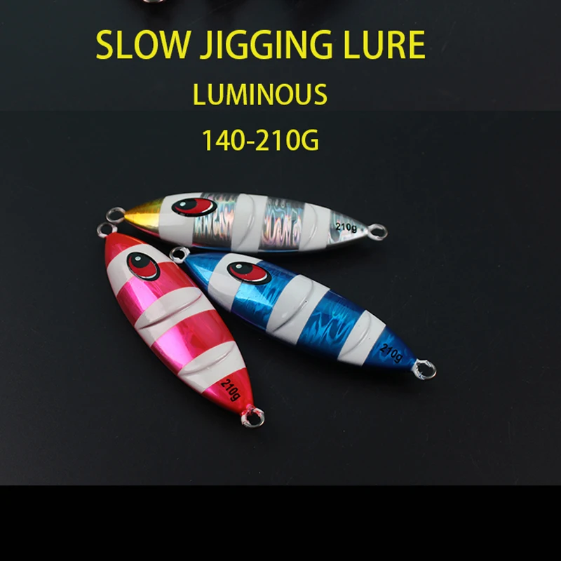 

MADMOUSE Japan Quality 140g 170g 210g Lead Metal Sinker Jigging Lure Slow Jigging Deep Sea Artificial Fishing Lures