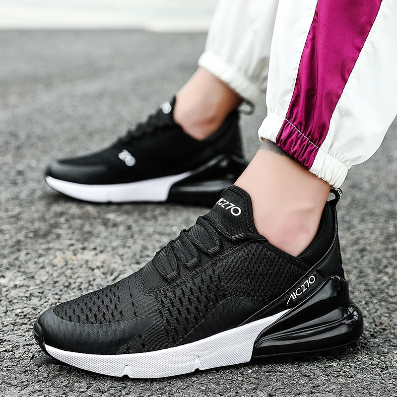 

Plus Size 39-46 Brand Men Sneakers Running Sports Shoes Air Cushion Mesh Breathable Masculino Jogging Shoes chaussures de course