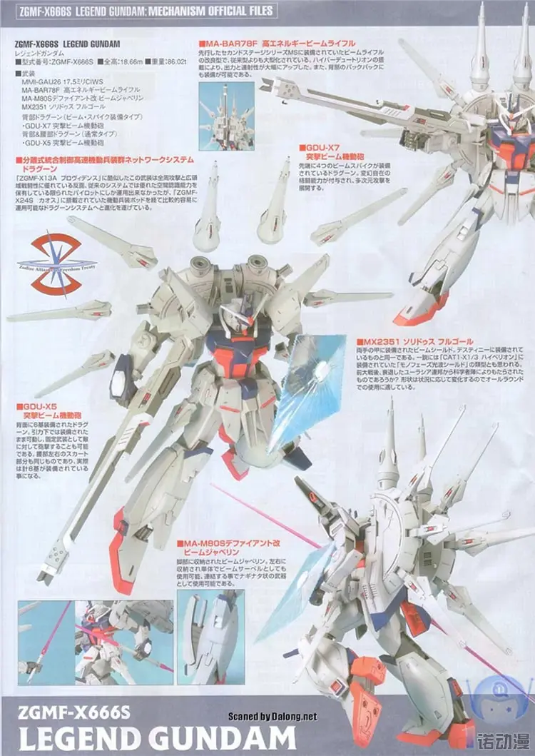 43423 SEED tv 12 1/100 Legend ZGMF-X666S Bandai экшн-фигурка Gundam M Kit giocattolo M