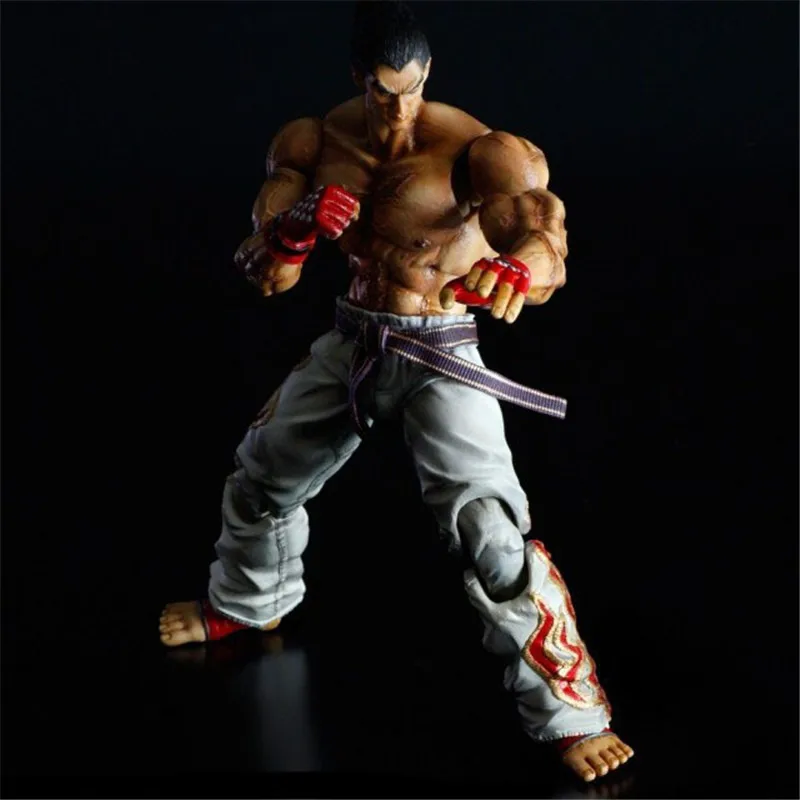 Популярная фигурка Tekken Kazuya Mishima Play Arts Kai, ПВХ, 26 см, 10,23 дюйма, игрушка в стиле аниме, подарок для друзей, кукла, коллекция моделей