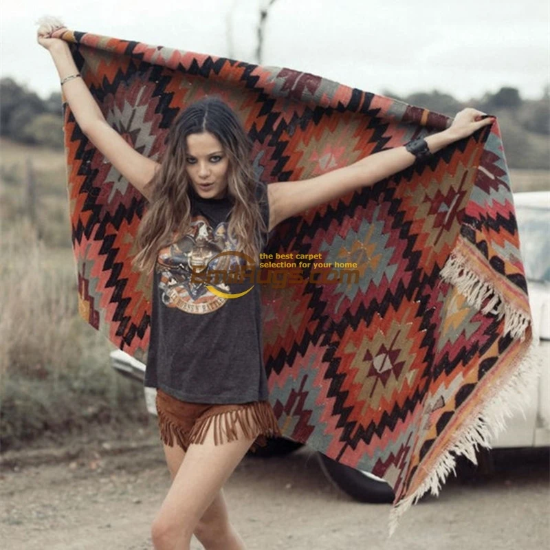 

rugs and carpets floor mats Modern American Style Handmade Woven KILIM Living Room Coffee Table Bedroom Bedside Bed gc137-10yg2