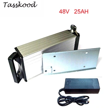 

Rear Rack ebike battery 48V 25Ah Lithium Battey Pack for 48V 1000W bafang Electric bike with charger