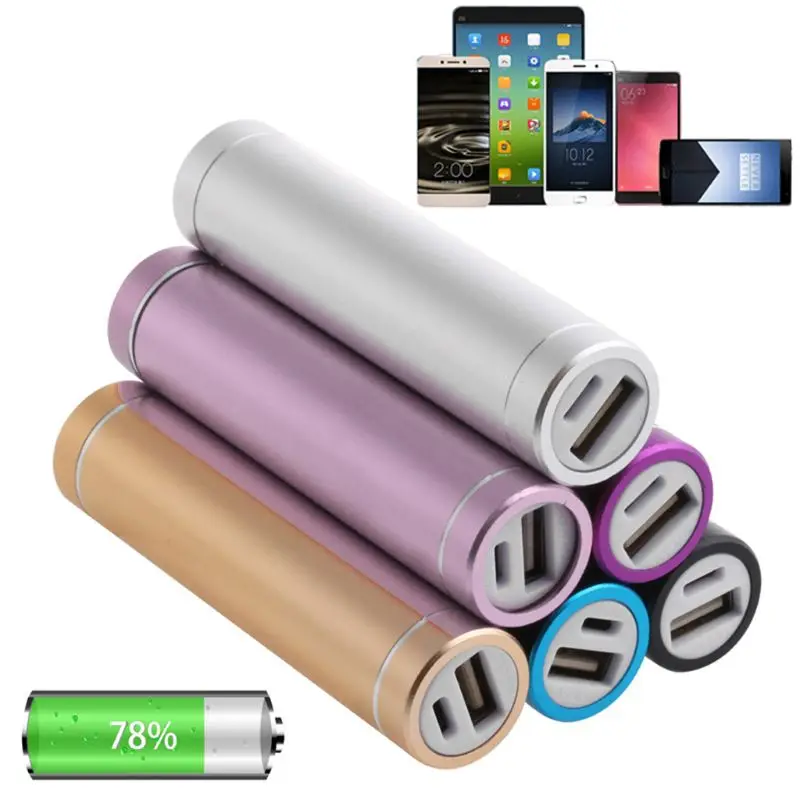 

Metal USB 5V Power Bank Case Kit 1X 18650 Battery DIY Box Charger For Cell Phone
