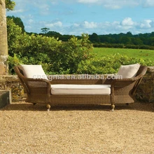 Горячая дизайнерский уличный дизайнерский ротанговый шезлонг кушетка