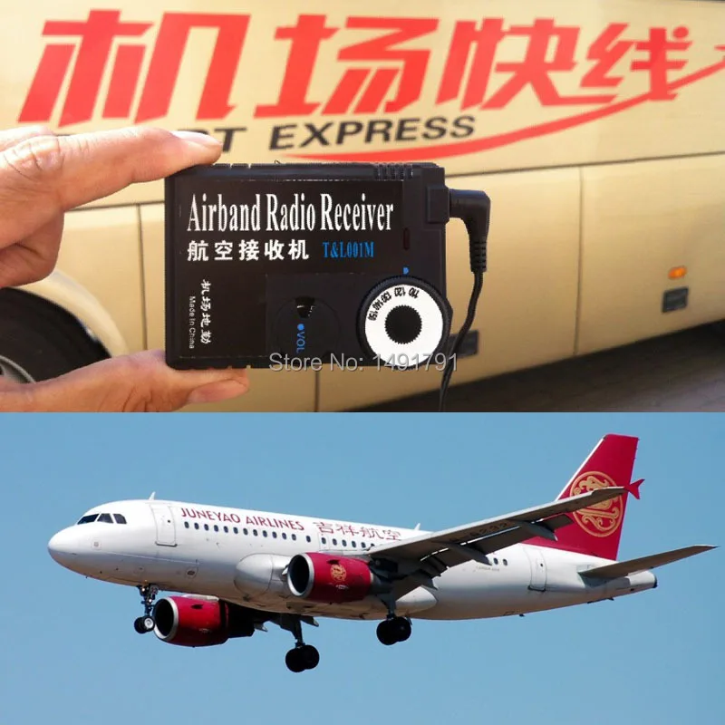 airband radio receiver 118MHz 136MHz aviation air band receiver Mini