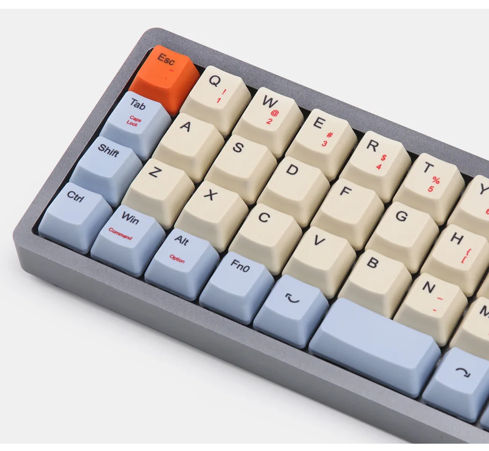 NIU40 молочные с синей эмалью подслоенные OEM профиль колпачки для 40% макет вишня