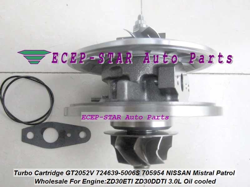 JC-Oil TURBO Cartridge GT2052V 724639-5006S 724639 705954 14411-2X90A For NISSAN Mistral Patrol  ZD30ETI 3.0L (2)