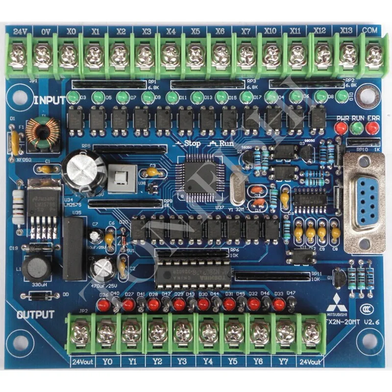 PLC Бытовая промышленная плата управления FX2N 20MT программируемый контроллер онлайн мониторинг отключения питания