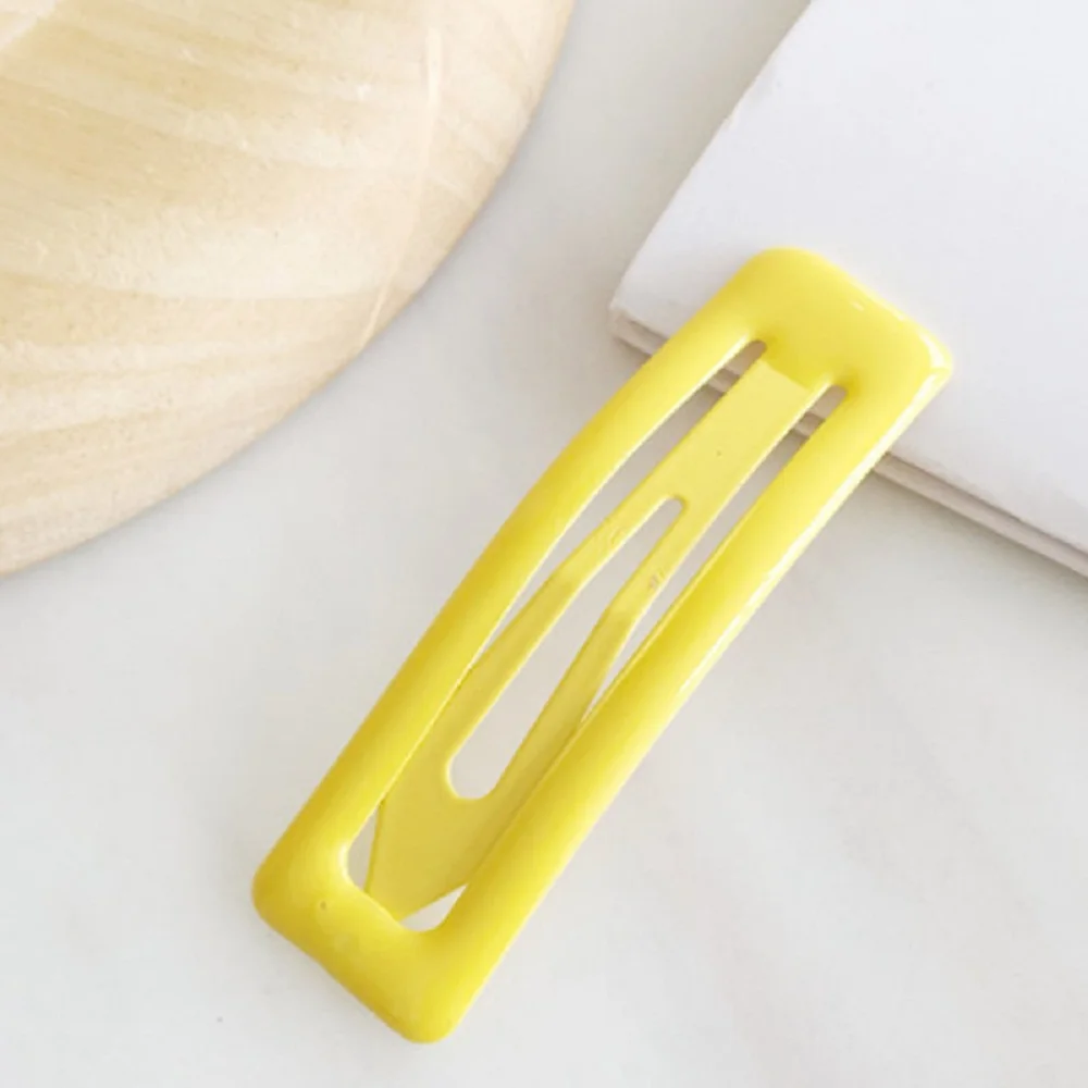 Cute Glitter Hairpins Snap Hair Clip for Girls Hair Pins Unique Women's Gift BB Hair Clip Candy Color Hair Accessories Dropship