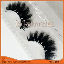 UPS 100 пара ресниц 3D норковые ресницы Роскошные ручной работы норковые ресницы средней громкости безжалостные норковые ресницы