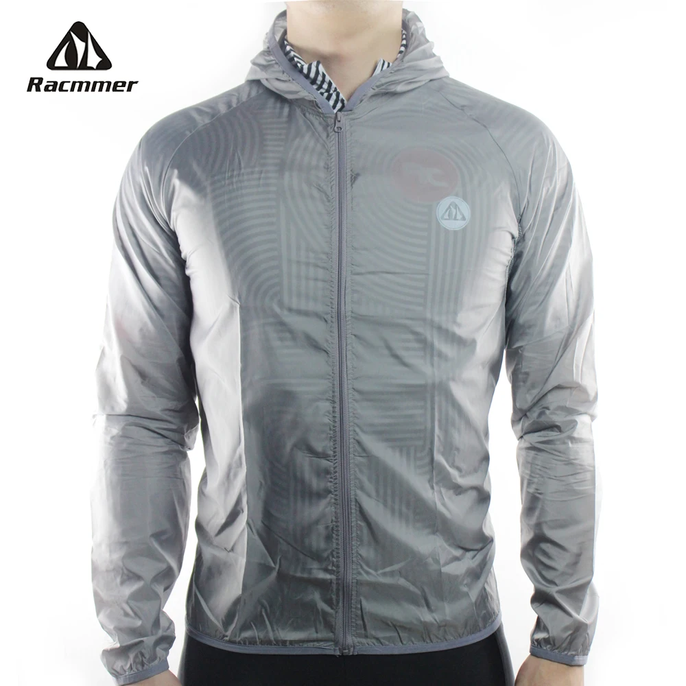 Baratos Racmmer Super Light ciclismo Jersey MTB Windstopper Windproof bicicleta Windcoat chaqueta de protección solar ropa de ciclismo # DG 01