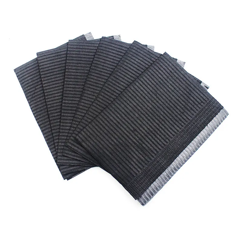 125pcs Black Tattoo Cleaning Wipes Disposable Table Mat Waterproof Tissues Sheets Paper for Dentists Tattoo Piercing 13X18 inch