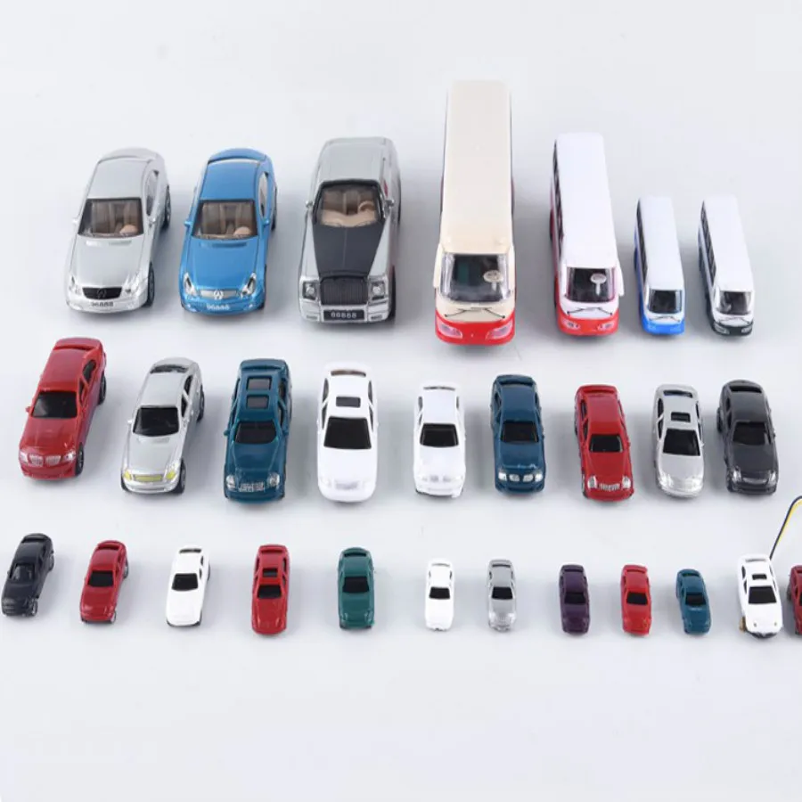 20pcs  150 train model scale model plastic  architectural model car (13)