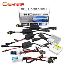 Cawanerl H1 H3 H7 H8 H9 H11 9005 9006 880 881 55 Вт автомобиль Свет Фар HID Ксенона 6000 К Белый AC Балласт Лампы Canbus жгут