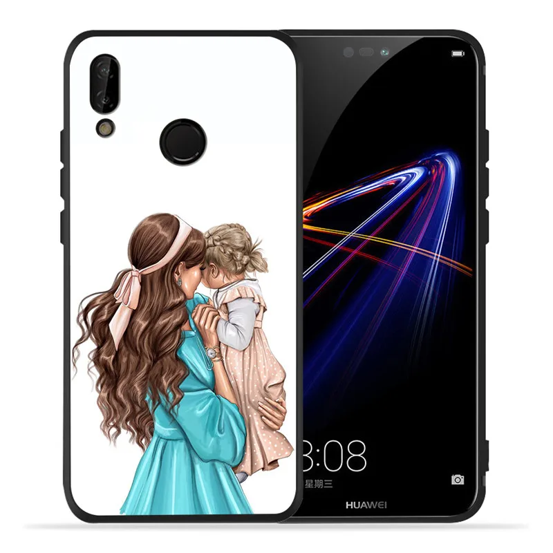 Роскошный чехол для huawei P8 P10, P20, P30, mate 10, 20, V20, Honor 8, 8X, 8C, 9, 10 Lite Plus, Pro, чехол, Coque Etui Funda, милый