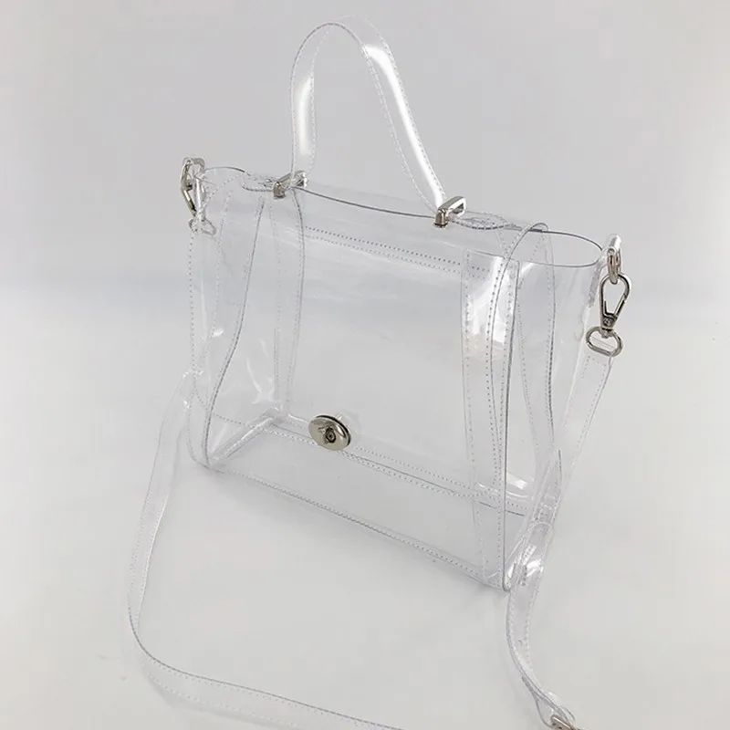 

Modis Pvc Transparent Shoulder Bag Women Luxury Handbags Women Bags Clear Jelly Bag Sac A Main Bolsa Feminina Bolsos Mujer Kkln