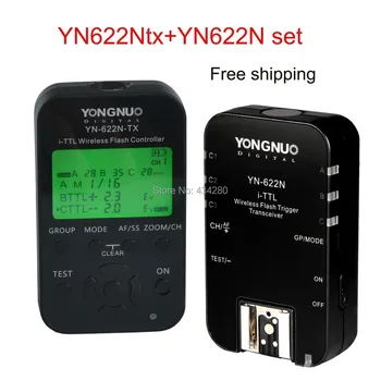 

Yongnuo High speed sync iTTL YN-622N-TX+YN-622N set Flash Controller Trigger for Nikon D7100 D7000 D5200 D5100 D5000 D3200 D3100