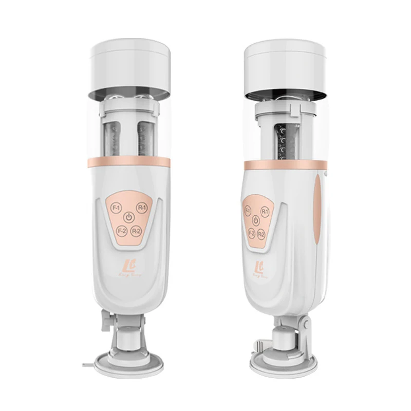 10 Frequency Vibration Oral Sex Machine 5 speed Automatic Piston Telescopic Vagina Anal Suck Male Masturbator Sex Toys for Men