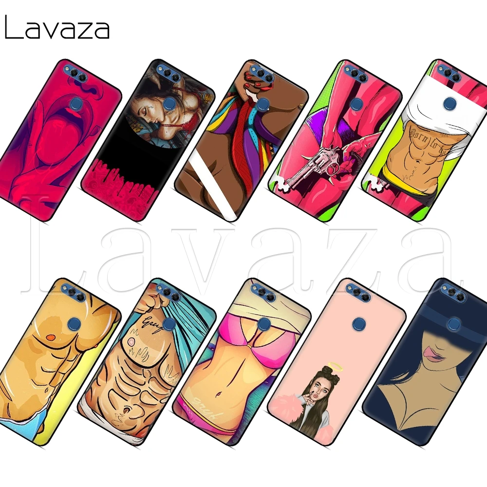 Чехол Lavaza Swag с изображением девушек для Honor Mate 10 20S 6A 7A 7C 7X 8A 8C 8X 9 P9 Lite Pro Y6 Y7 Y9 Prime |