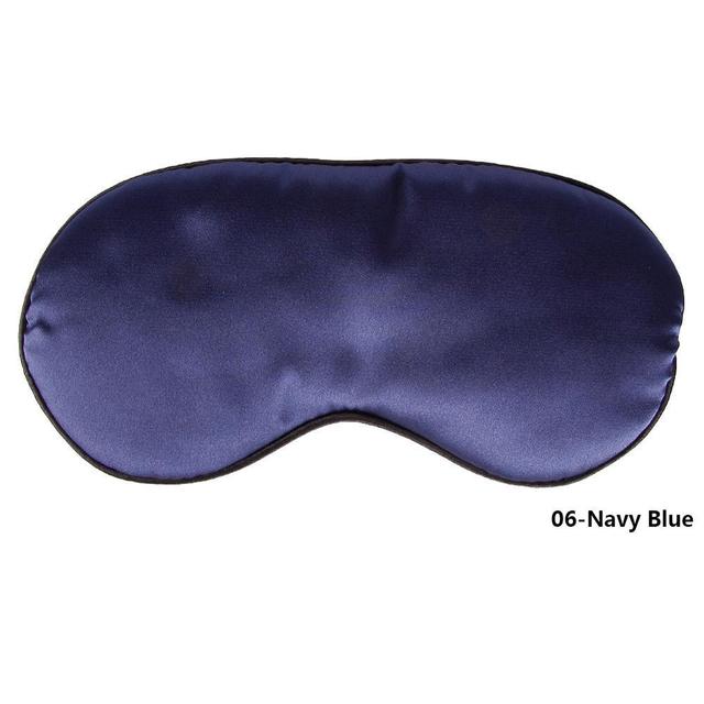 Silk Portable Travel Sleep Eye Mask Rest Aid Soft Cover Eye Patch Hot Sale Eyeshade Sleeping Mask Wholesale #245327