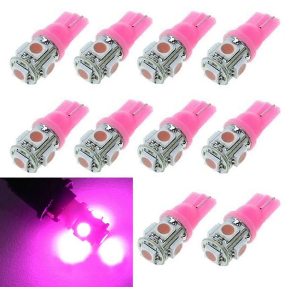

2019 NEW 10pcs T10 5-SMD 5050 Xenon LED Light bulbs 192 168 194 W5W 2825 158 For toyota avensis t25 auris rav4 highlander 2013 N
