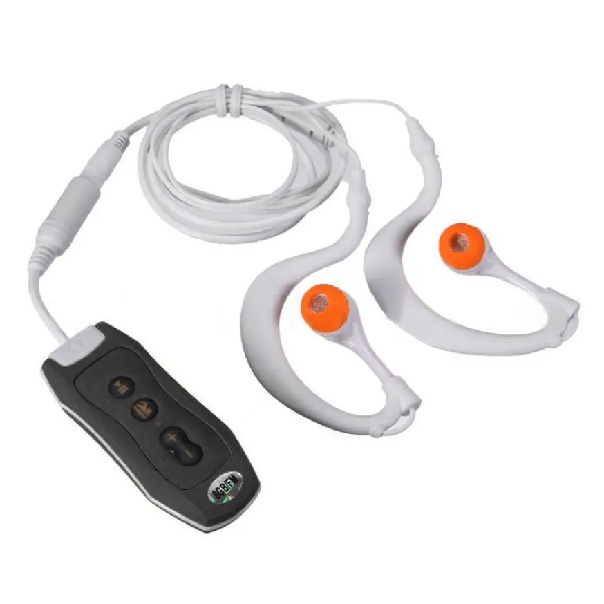 

HIPERDEAL Sports 4GB Clip Waterproof IPX8 Mp3 Player FM Swimming Diving + Earphone Drop Shipping 1J24