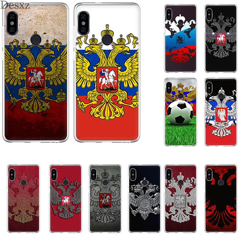 Жесткий чехол Gerleek для телефона с российским флагом eaglefor Redmi 7 GO 4 Prime 3S 6 6A 3 Pro 4Pro S2 4A
