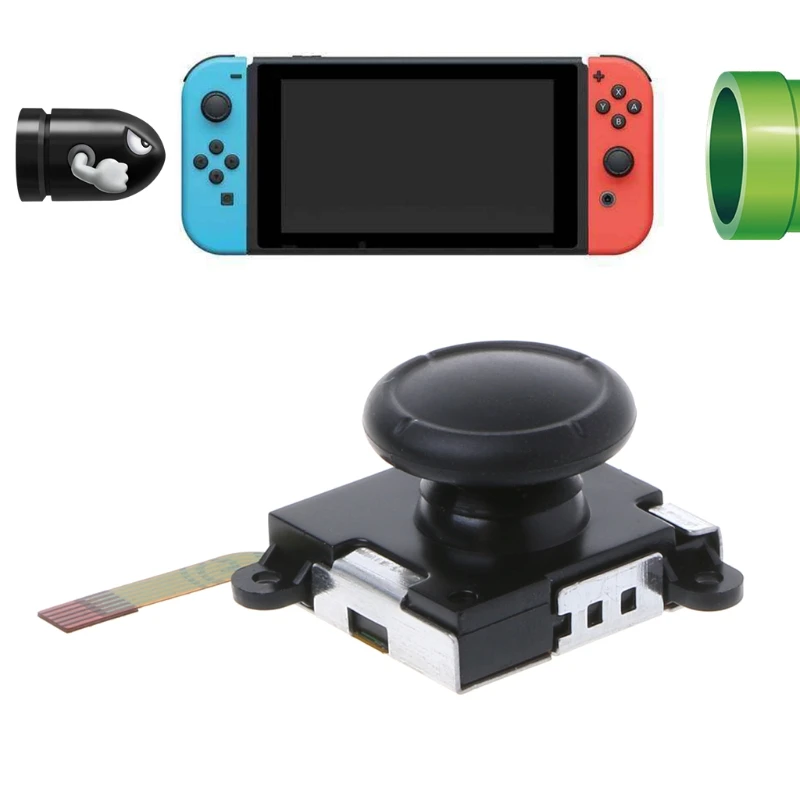 

Sensitive 3D Analog Sensor Comfortable Joystick For Nintendo Switch NS Joy-Con Controller