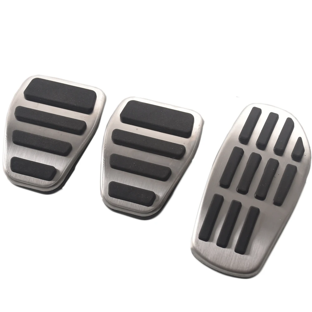 Sport stainless steel Fuel Brake Footrest Pedal MAT for Renault