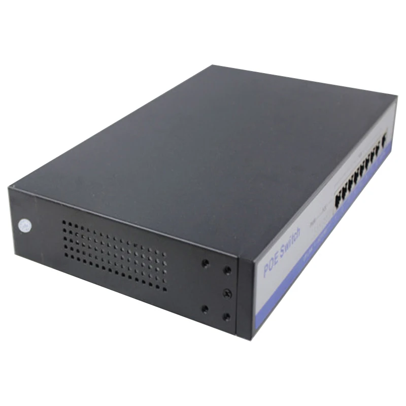 POE коммутатор HY01 на 100 Мбит/с 8 портов IEEE802.3af/at 50 В 3 А 150 Вт источник питания для HD IP