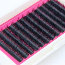 Натуральные норковые волосы наращивание ресниц C, J, D Длина кривой 8-16 мм DIY прививки ресниц для профессиональные ресницы расширение Макияж