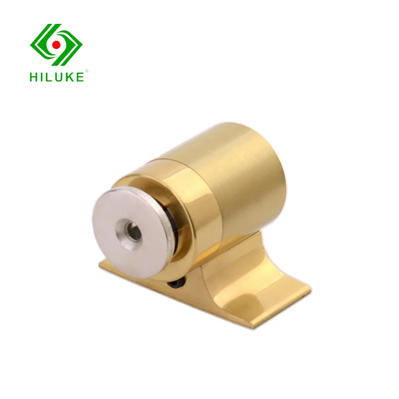 HILUKE Free Shipping Hardware Door Stops Suction Anti Collision Copper Alloy Stopper Has Strong