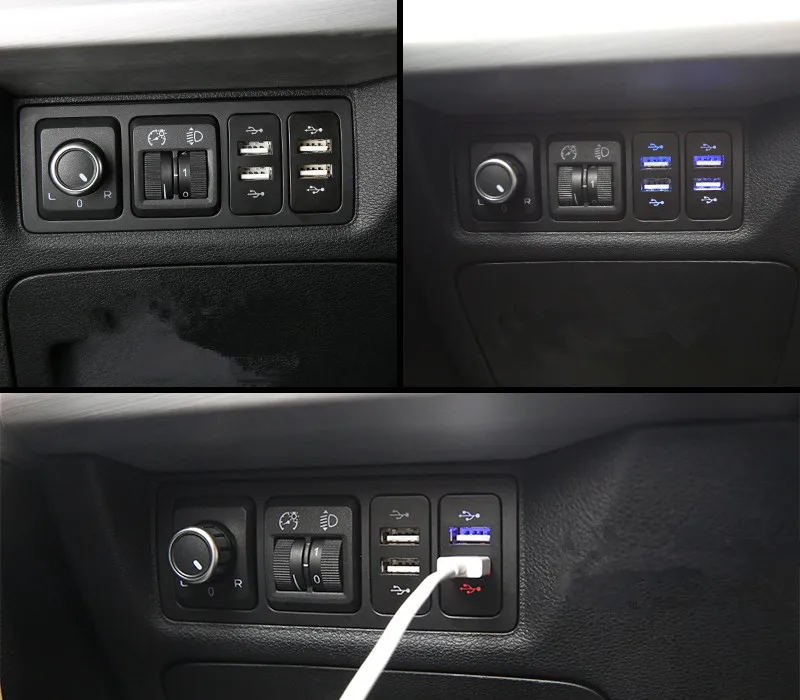 Автомобильное зарядное устройство usb Двойная зарядка Специальная установка