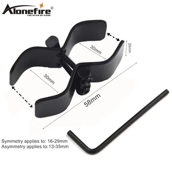 

AloneFire QQ05 Universal adjustable Airsoft Rifle Shot gun Tube Barrel Weaver bracket Adapter Laser light Scope Sight Mount Clip