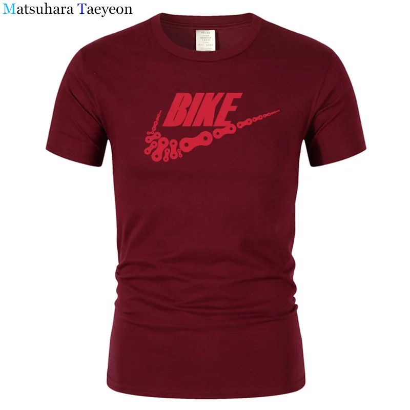 Brand Biker Men T Shirt Top Cool Printed Cotton Short Sleeve Bicycleer Chain Men's T-shirts Casual Man Clothing Shirt T153 Brand Biker Men T Shirt Top Cool Printed Cotton Short Sleeve Bicycleer Chain Men's T-shirts Casual Man Clothing Shirt T153