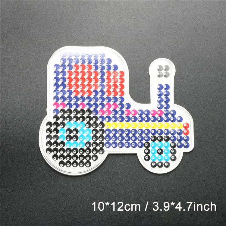 22 шт 5 мм бусины Hama perler игрушка "перфорированная пластинка" транспортных средств геометрическые с картиной животных Форма головоломка Сделай сам! Hama Пазлы для детей Детские игрушки подарок