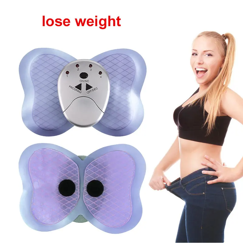 

4 Mode Butterfly Electric Exercise Abdominal Muscles Trainer Body Slimming Machine Fat Burning Fitness Massage Loss Workout Belt