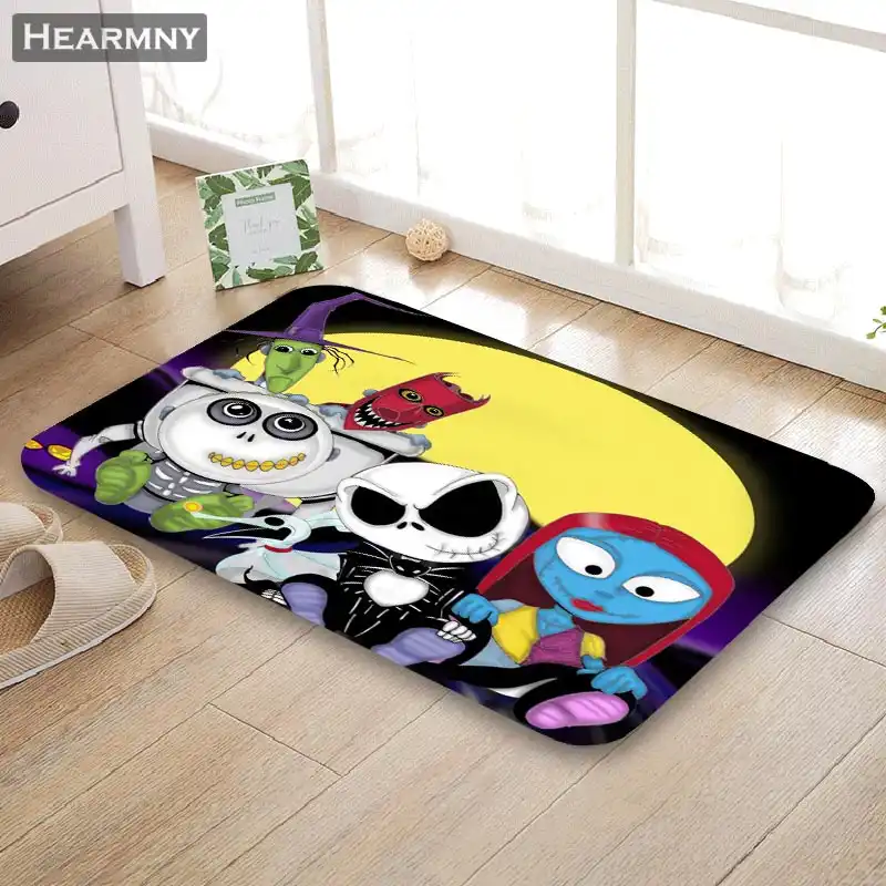 The Nightmare Before Christmas Doormat Floor Bath Kitchen