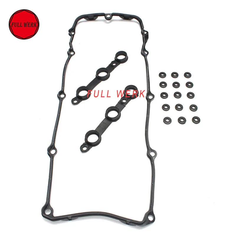 Valve Cover Gasket Set 15 Pieces Grommets fits BMW E46 325 328 330 525