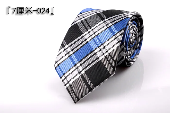 SHENNAIWEI, мужской галстук, дизайнерские модные галстуки, 7 см., мужские галстуки, мужские галстуки - Цвет: 24