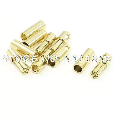 

5 Pairs Female Male Bullet Connector Plug Repair Part 5mm for RC DIY