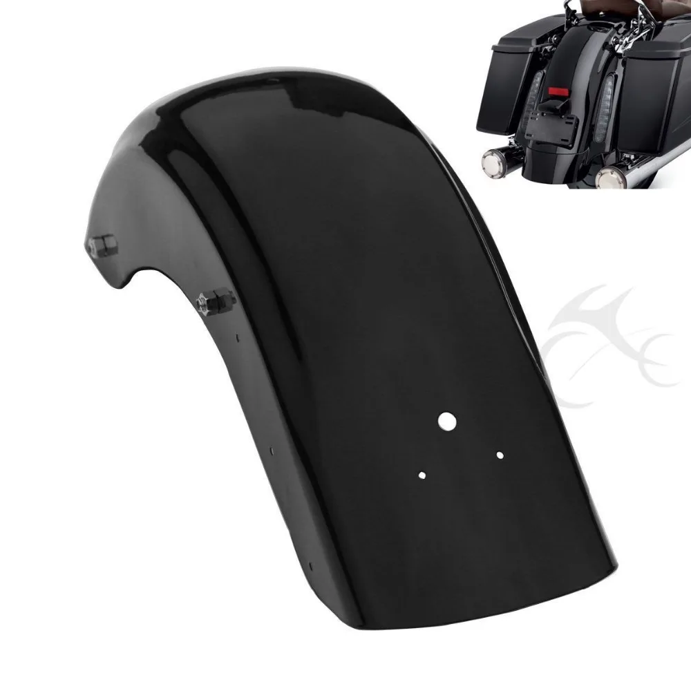 US $185.99 Motorcycle Black CVO Style Rear Fender For Harley Touring Electra Road King Electra Street Glide FLHT FLHR 2009 UP