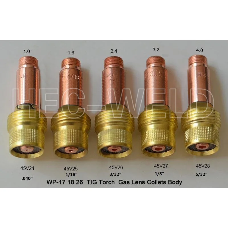 TIG Consumables Accessories KIT 45V24 25 26 27 28 Gas Lens Collets Body